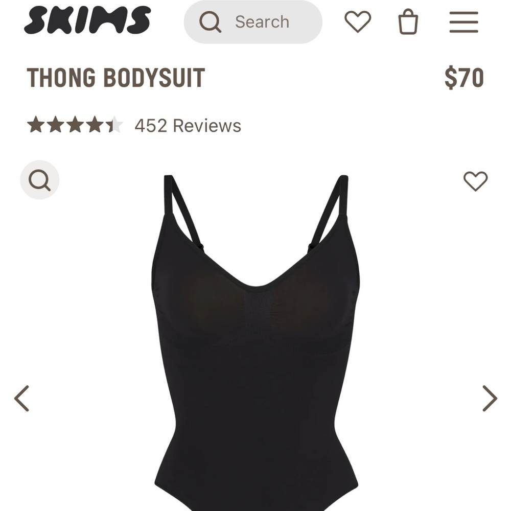 I am selling the skims seamless sculpt thong shape wear body suit .